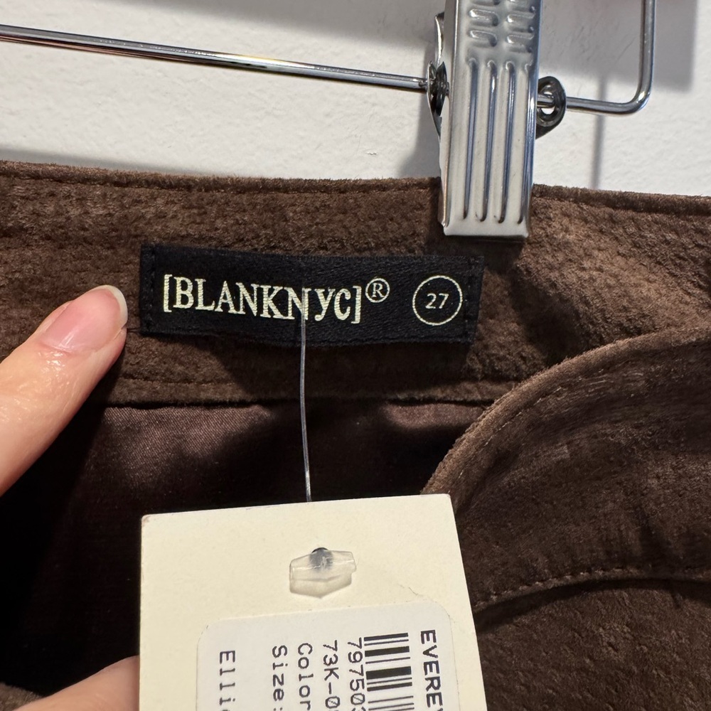 Blank NYC Brown Suede Mini Skirt - Picture 3 of 4